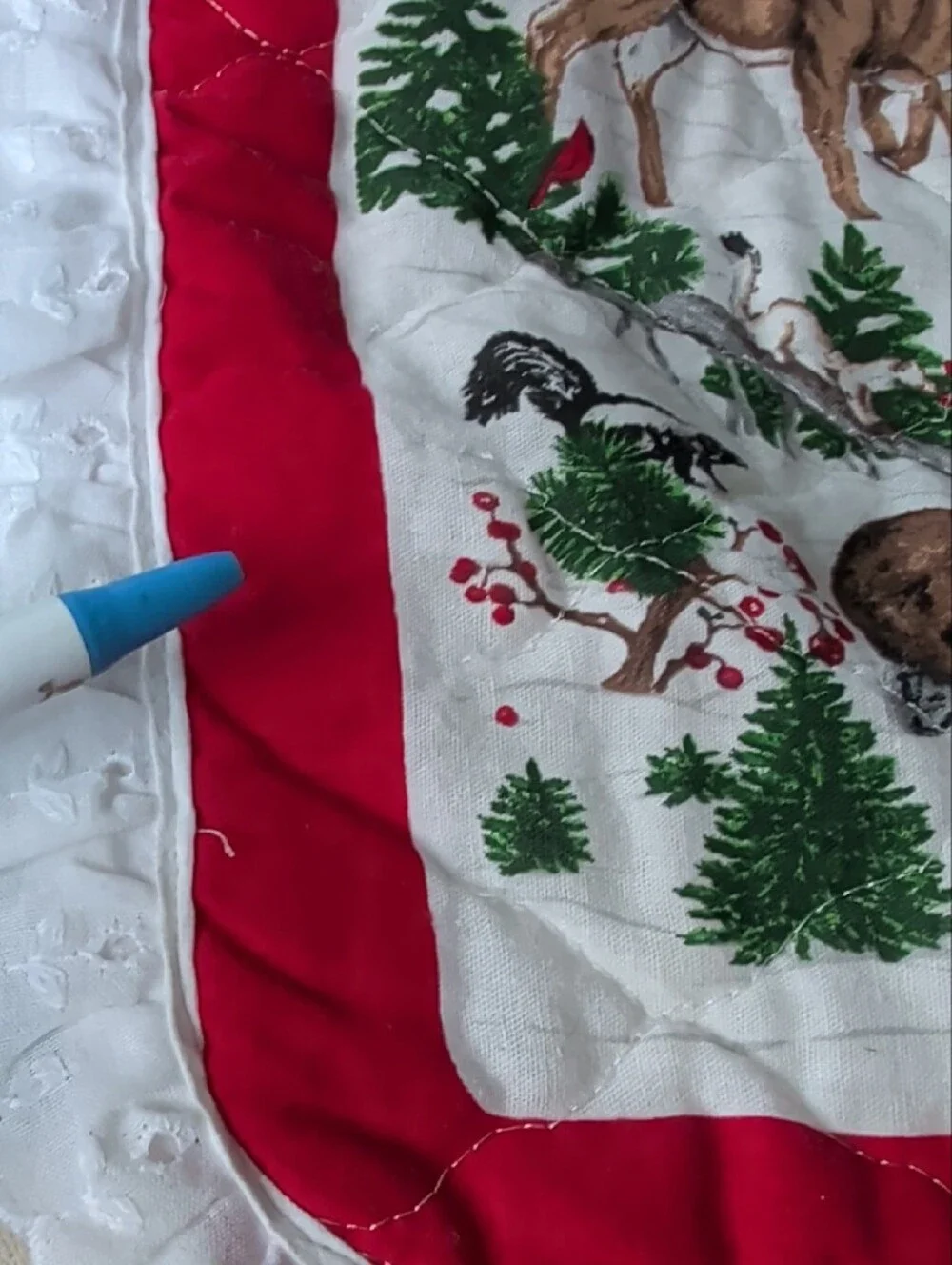 VTG Lot Of 2 Holiday Christmas Winter Decor